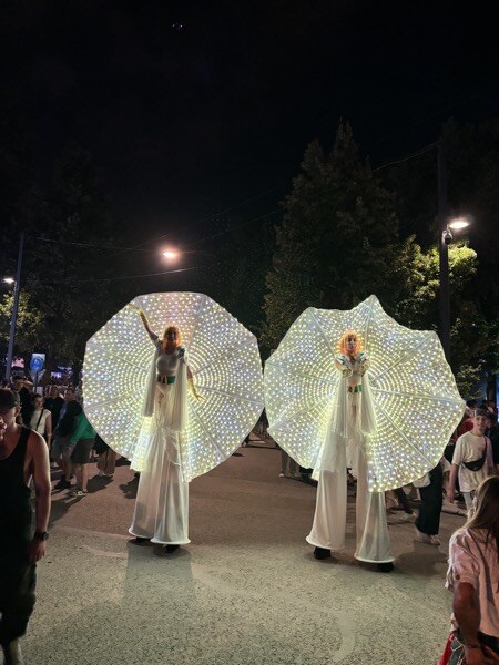 Detaliu costum cu LED-uri